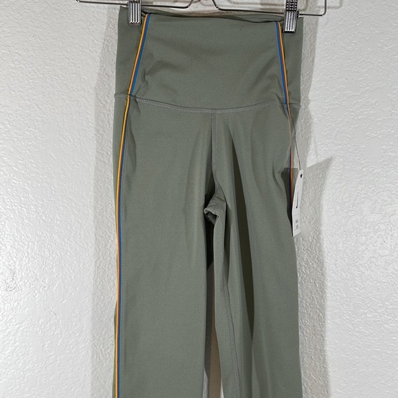 Nike Yoga Leggings Women's Running Training 3/4 Length CU5360-073 NWT XS - Picture 3 of 14